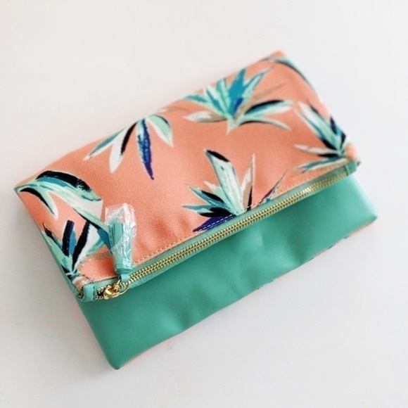 Rachel Pally foldable clutch tropical Print - Picture 1 of 4